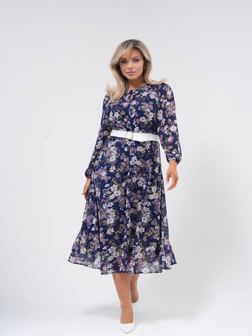 Платье из шифона